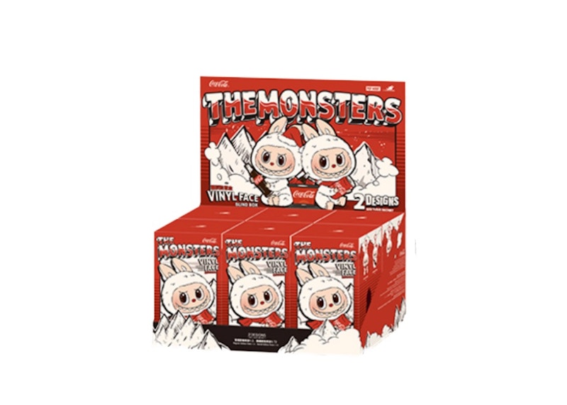 Pop Mart Labubu The Monsters Coca Cola Series Vinyl Face Sealed Case (6 Blind Box) – Accessorio premium elegante