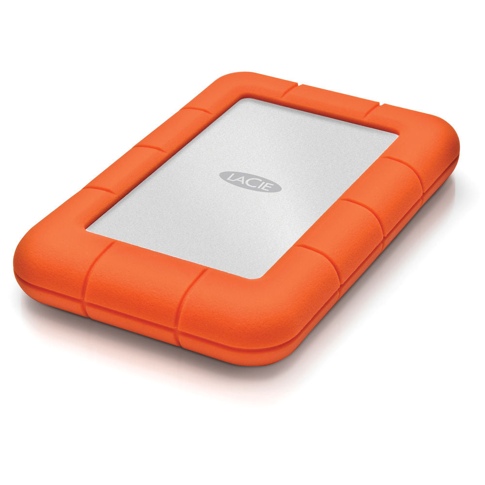 LaCie Rugged Mini Disk USB 3.0 Portable Hard Drive - 1TB – Accessorio premium elegante