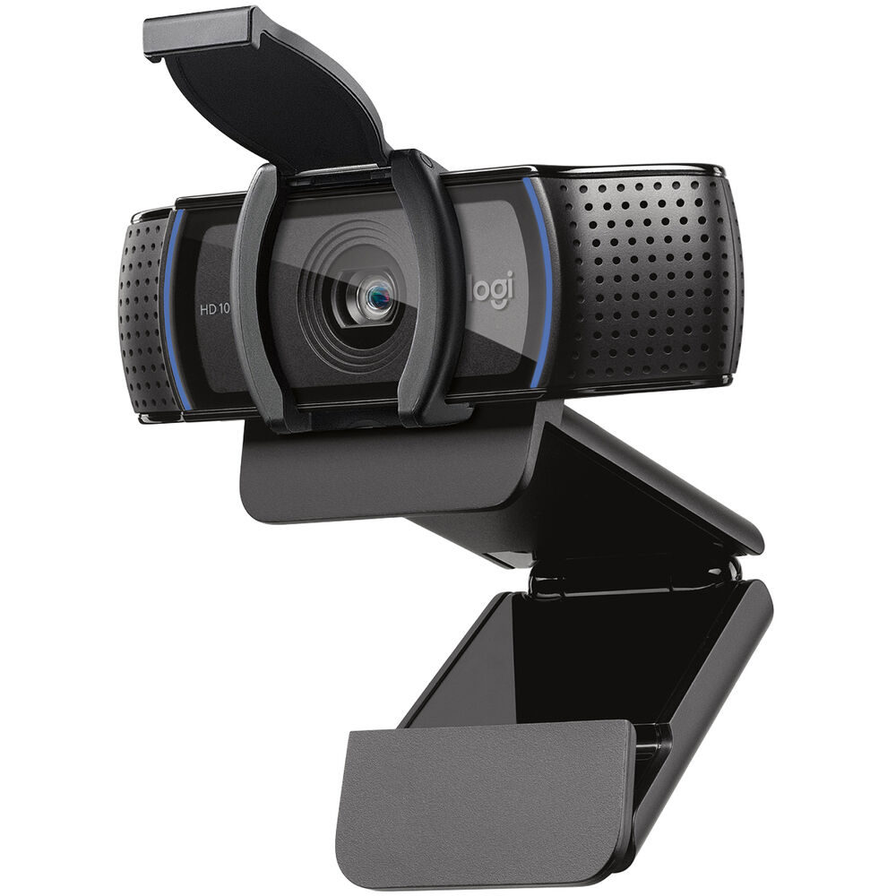 Logitech C920S Webcam 2.1 Megapixel, 30fps, USB 3.0 w/ Privacy Shutter - Black – Accessorio premium elegante