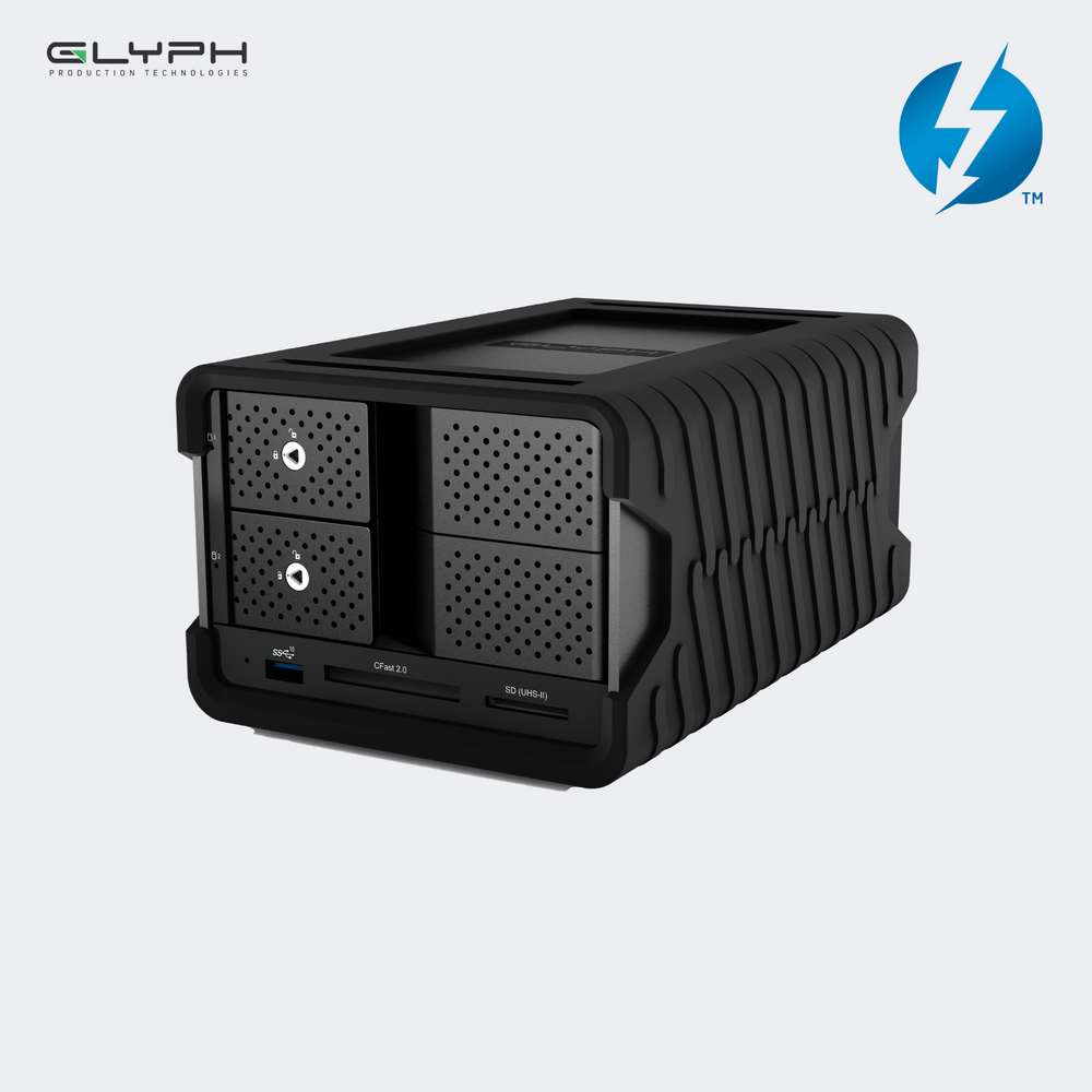 Glyph Blackbox PRO RAID Desktop Drive with Thunderbolt 3 with Hub – Accessorio premium elegante