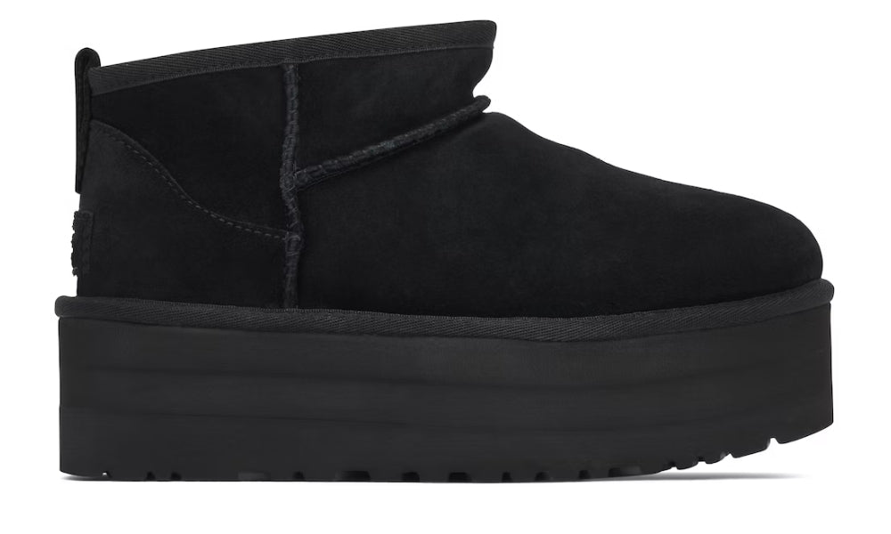 UGG Classic Ultra Mini Platform 'Black' – Accessorio premium elegante