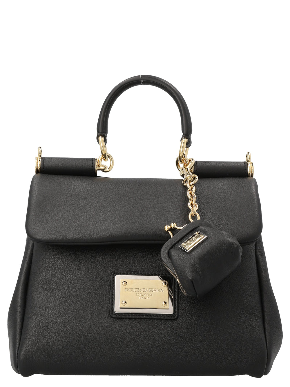 Sicily Soft Borse A Mano Nero – Accessorio premium elegante