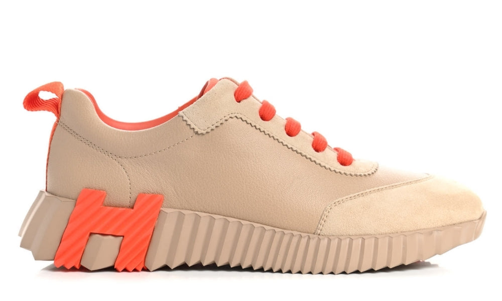 Hermès Goatskin Suede Goatskin Bouncing "Beige Sarrasin" – Accessorio premium elegante