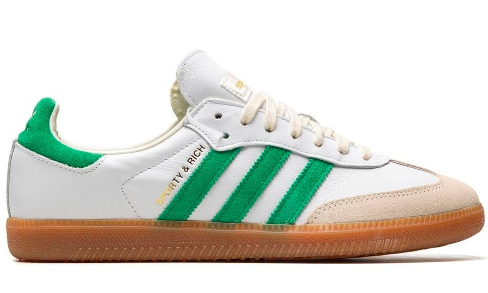 Sporty & Rich x Adidas Samba OG 'White Green' – Accessorio premium elegante