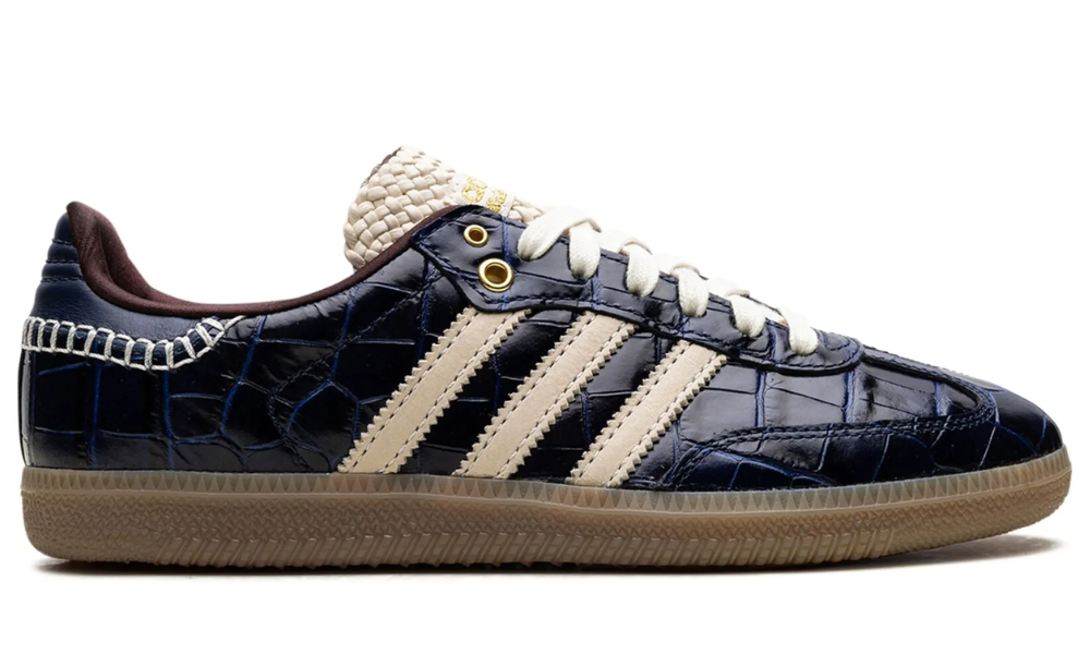 Adidas x Wales Bonner Samba OG "Navy Croc" – Accessorio premium elegante