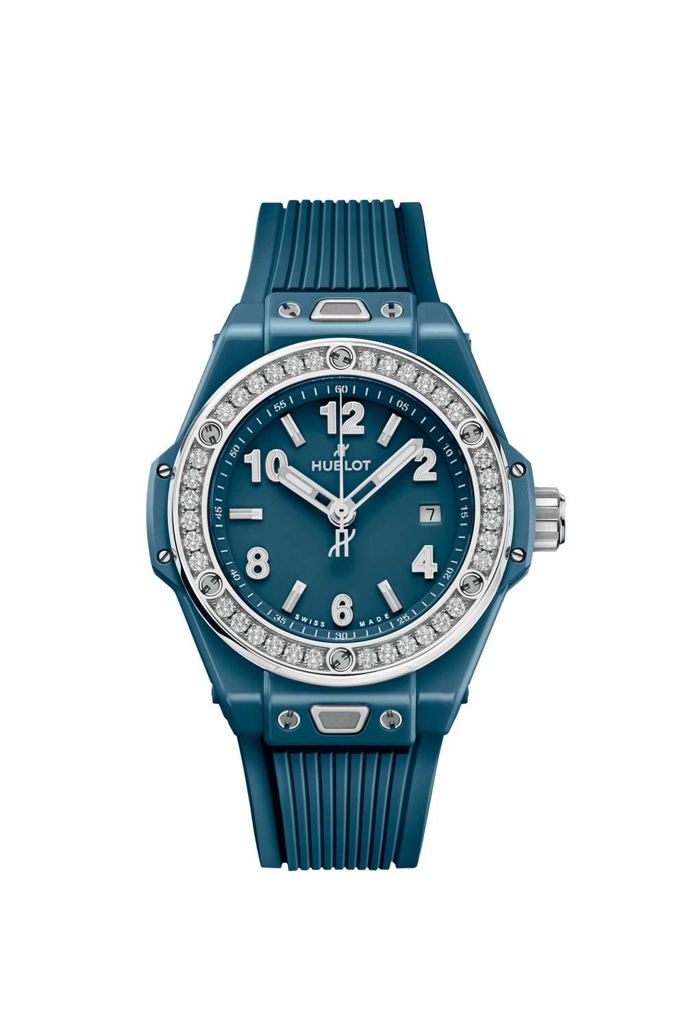 Hublot Big Bang One Click Petrol Blue Ceramic Diamonds 33mm – Accessorio premium elegante