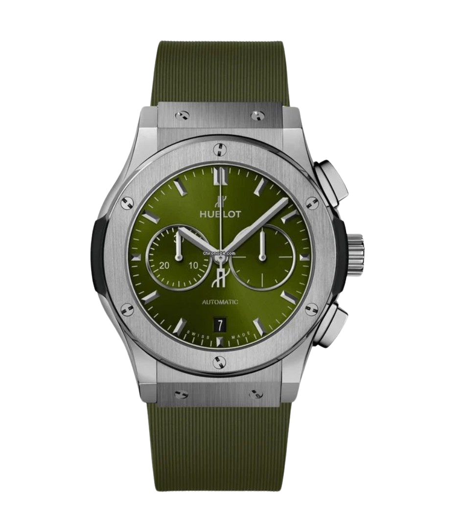 Hublot Classic Fusion Chronograph Titanium Green – Accessorio premium elegante