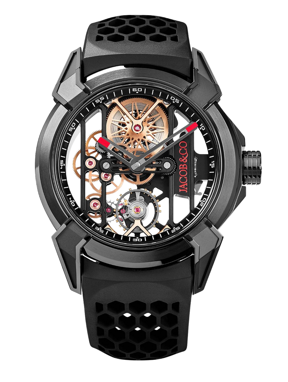 Jacob & Co. Epic X Skeleton - Black Titanium – Accessorio premium elegante
