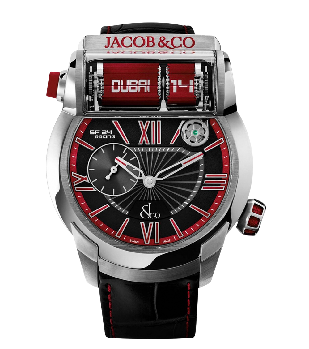 Jacob & Co. Epic SF24 - Titanium Red – Accessorio premium elegante