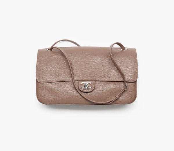 MAXI FLAPBAG MARRONE