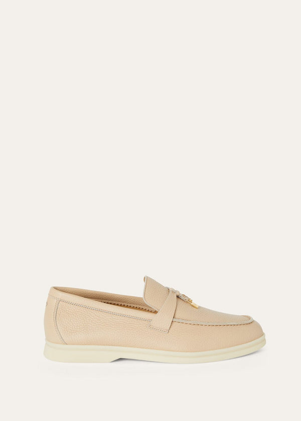 Mocassini Summer Charms Walk in Pelle Cammello