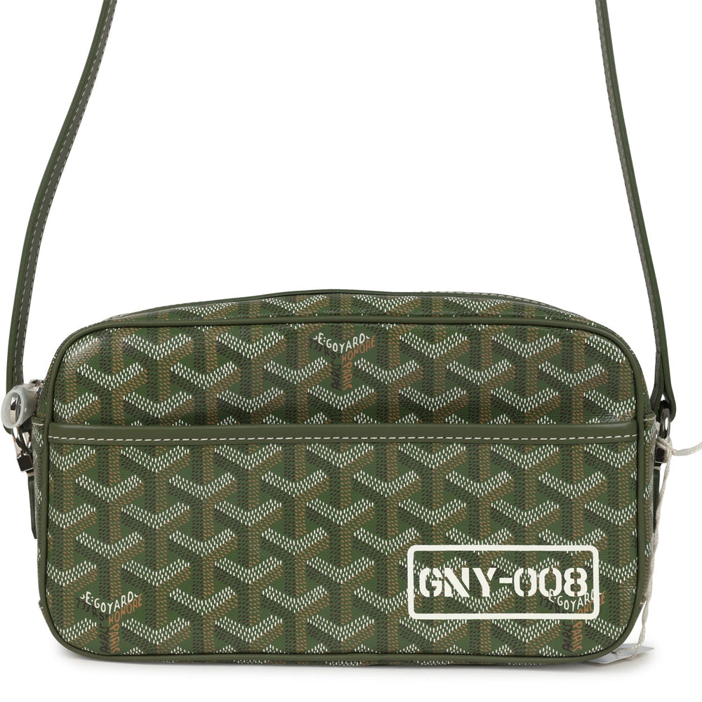 Goyard Goyardine Khaki Cap Vert PM Bag Palladium Hardware – Accessorio premium elegante