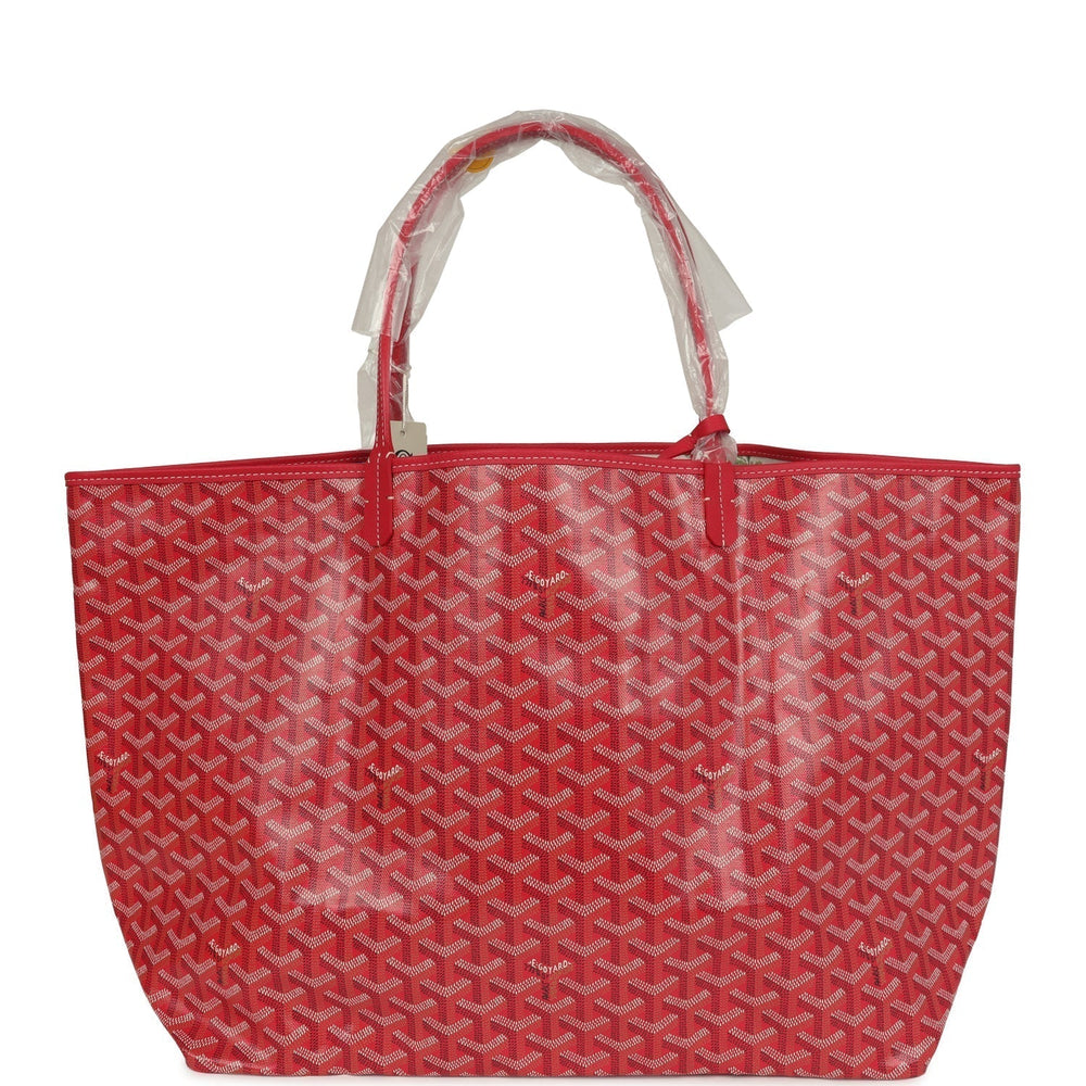 Goyard Goyardine Fuchsia St. Louis GM Tote Bag Palladium Hardware – Accessorio premium elegante
