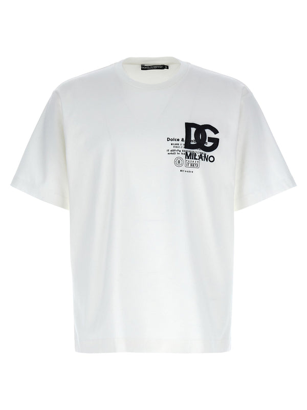 Logo T Shirt Bianco/Nero – Accessorio premium elegante