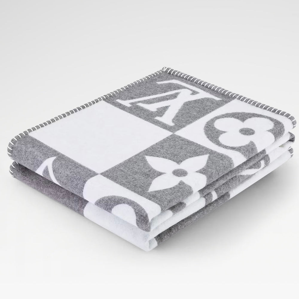 BLANKET MONOGRAM Gray – Accessorio premium elegante