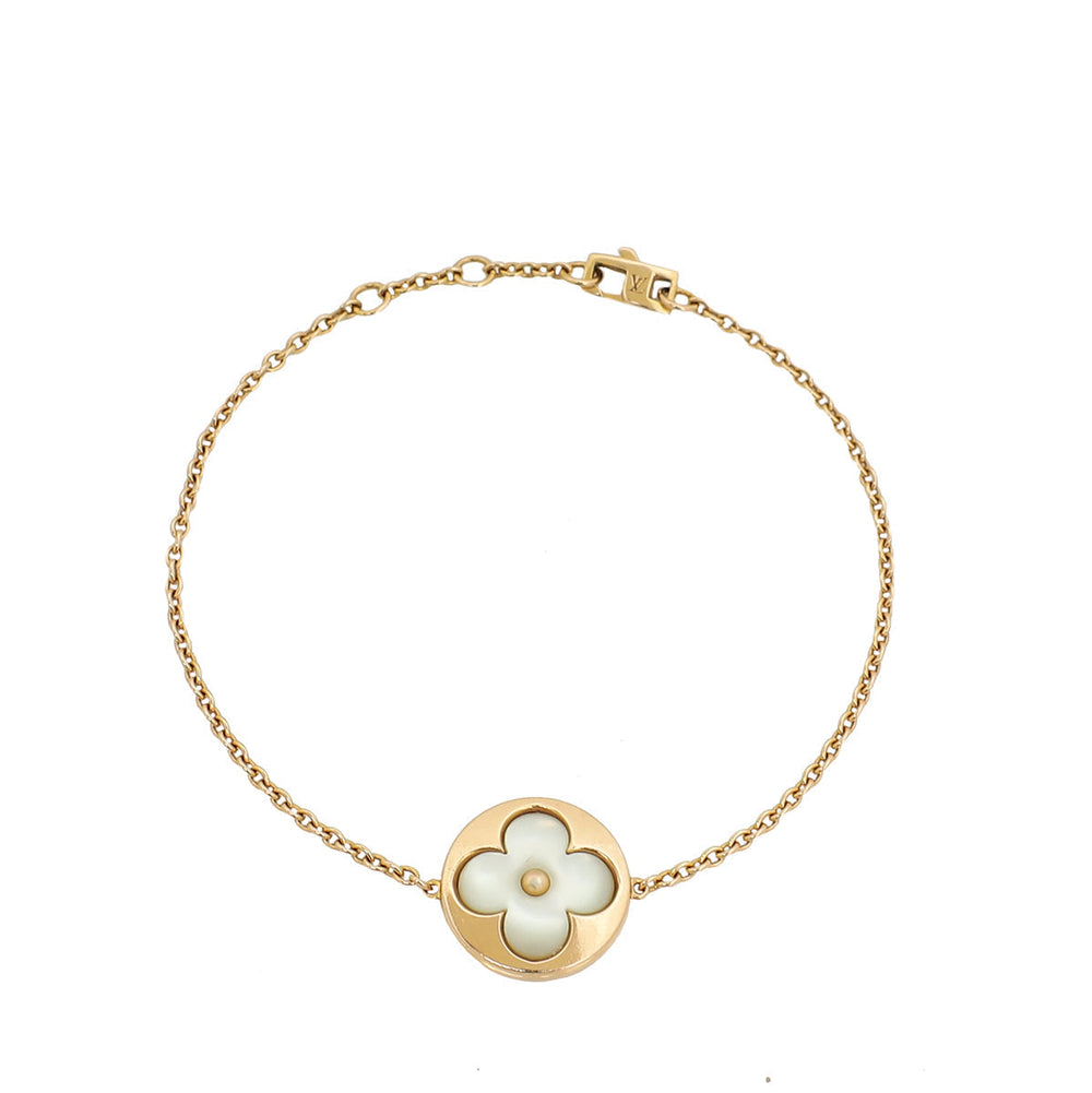 Louis Vuitton 18K Rose Gold MOP Colour Blossom Sun Bracelet – Accessorio premium elegante