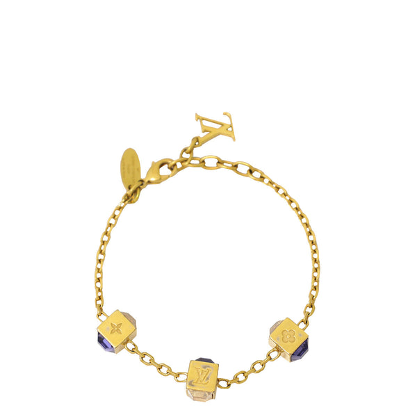 Louis Vuitton Gold Gamble Bracelet – Accessorio premium elegante