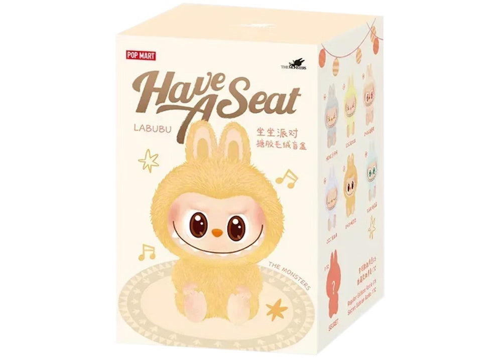 Pop Mart Labubu The Monsters Have A Seat Vinyl Plush Sealed Case (1 Blind Boxes) – Accessorio premium elegante