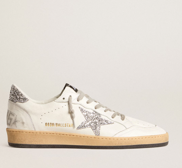 Ball Star Wishes Donna in nappa con stella e talloncino glitter