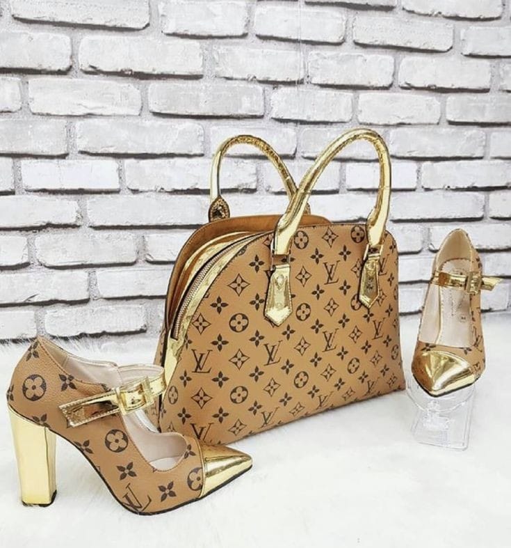 Kit borsa e scarpa LV – Accessorio premium elegante