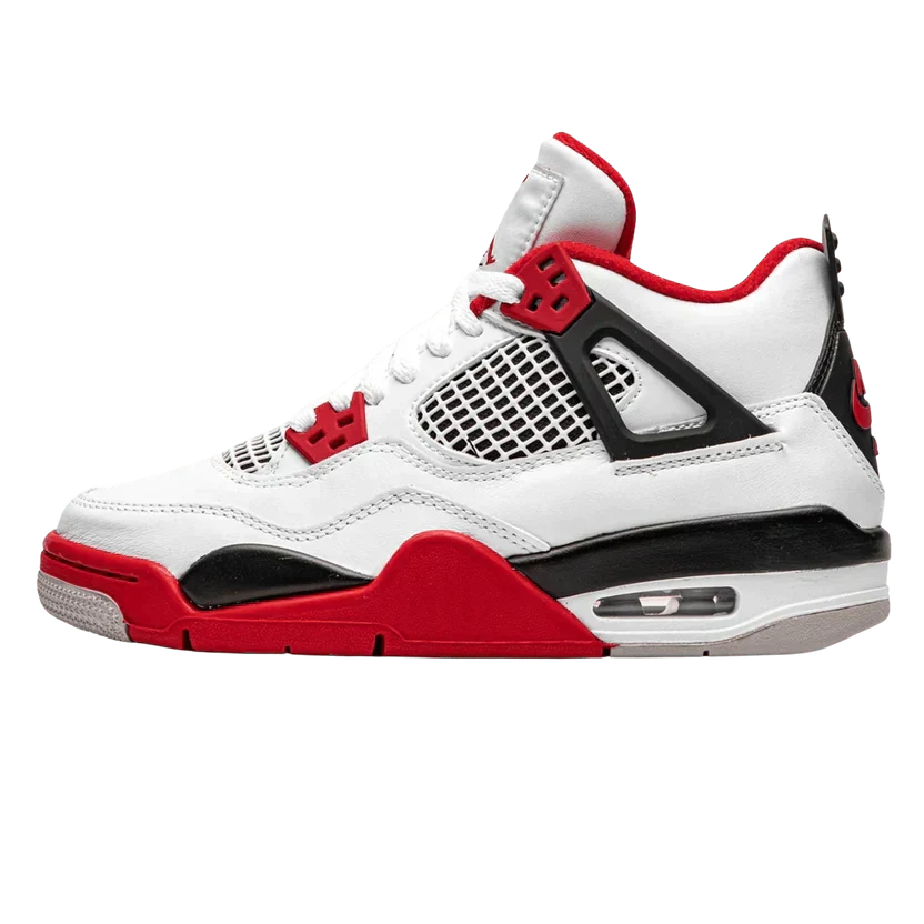 Air Jordan 4 Retro OG GS 'Fire Red' 2020 – Accessorio premium elegante