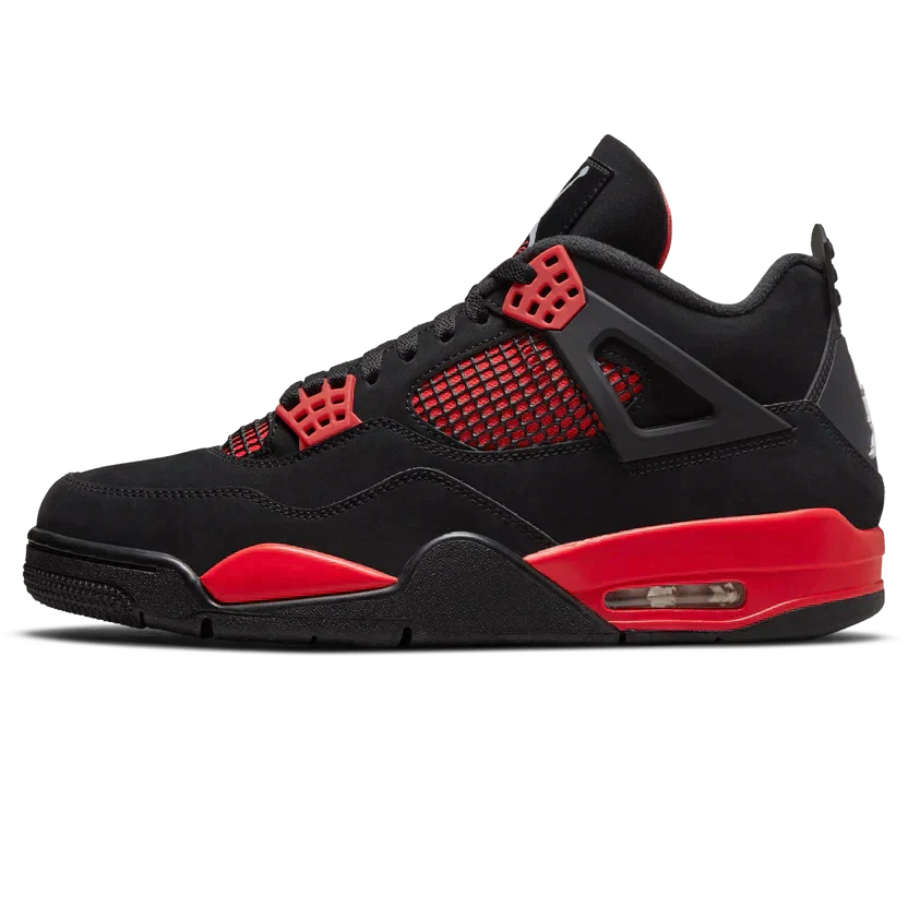 Air Jordan 4 Retro 'Red Thunder' – Accessorio premium elegante