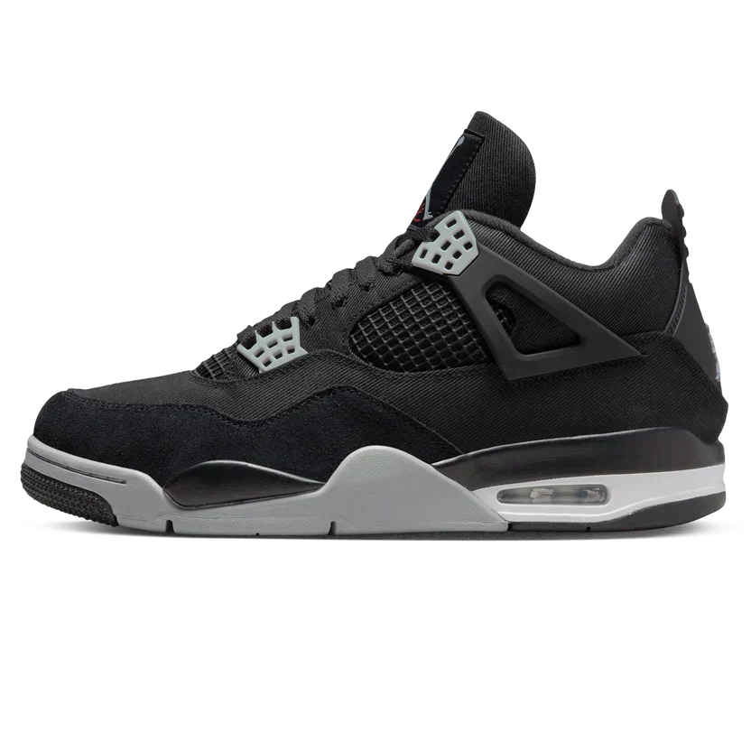 Air Jordan 4 Retro SE 'Black Canvas' – Accessorio premium elegante