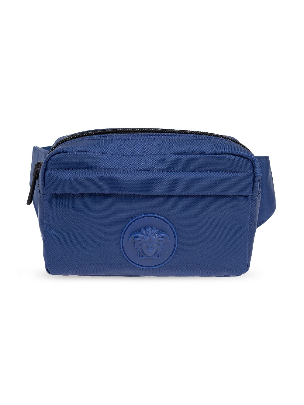 Borsa a tracolla con logo Medusa per bambino Versace Kids blu con scomparto principale – Accessorio premium elegante