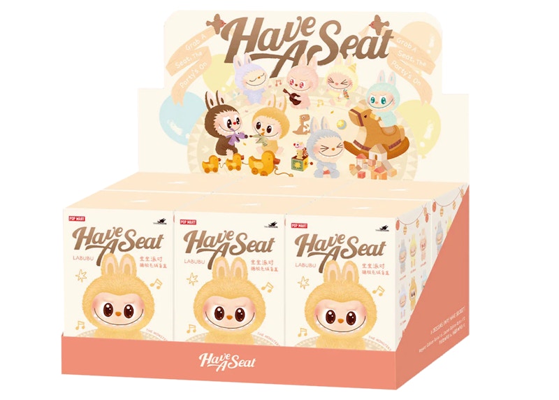 Pop Mart Labubu The Monsters Have A Seat Vinyl Plush Sealed Case (6 Blind Boxes) – Accessorio premium elegante
