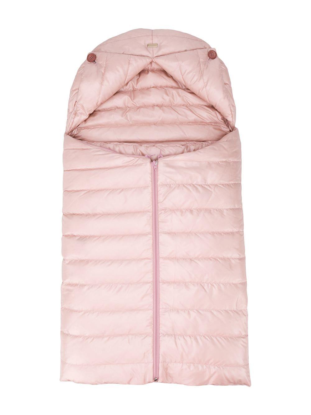 Sacco nanna per neonata Herno Kids rosa imbottito – Accessorio premium elegante