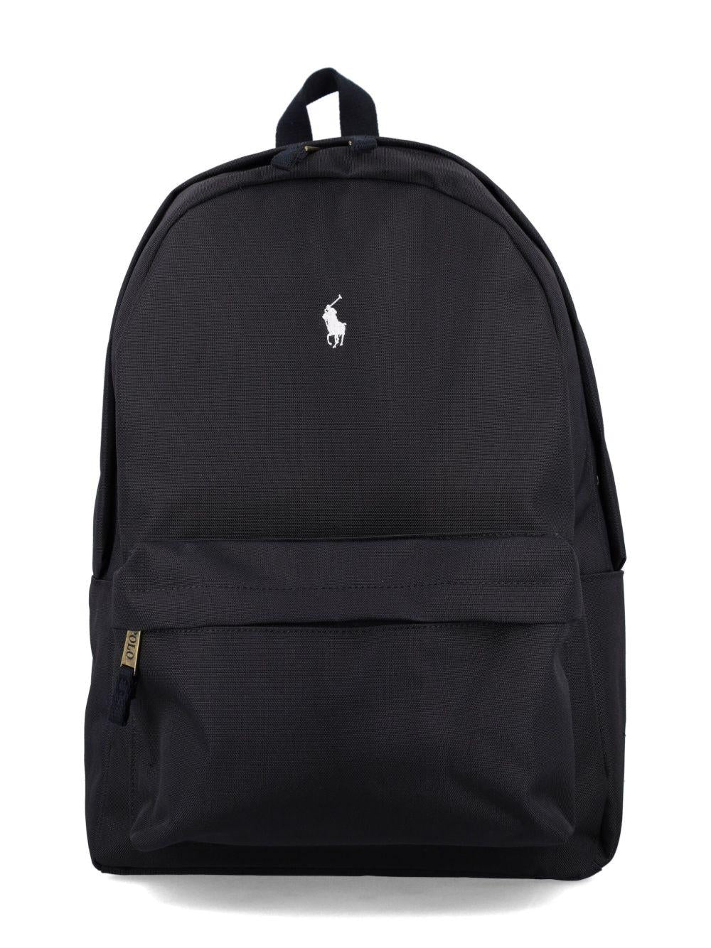 Zaino Polo Pony per bambini Polo Ralph Lauren Kids nero con motivo Polo Pony – Accessorio premium elegante