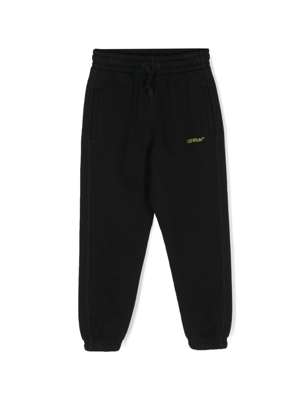 Pantaloni sportivi per bambino Off-White Kids nero con gamba affusolata – Accessorio premium elegante