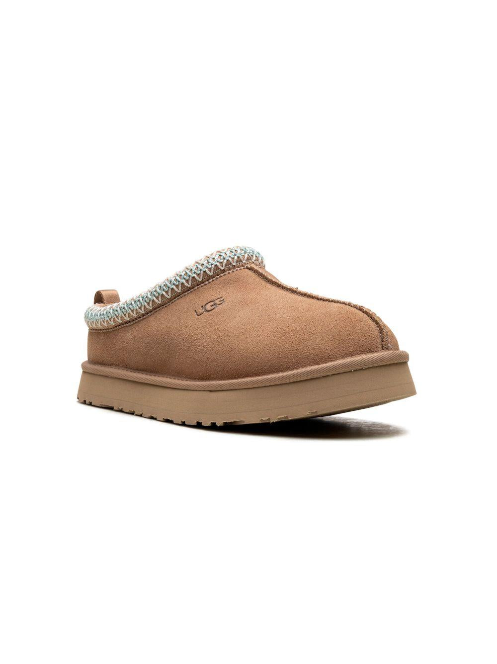Slippers Tazz per bambini UGG Kids beige camoscio – Accessorio premium elegante