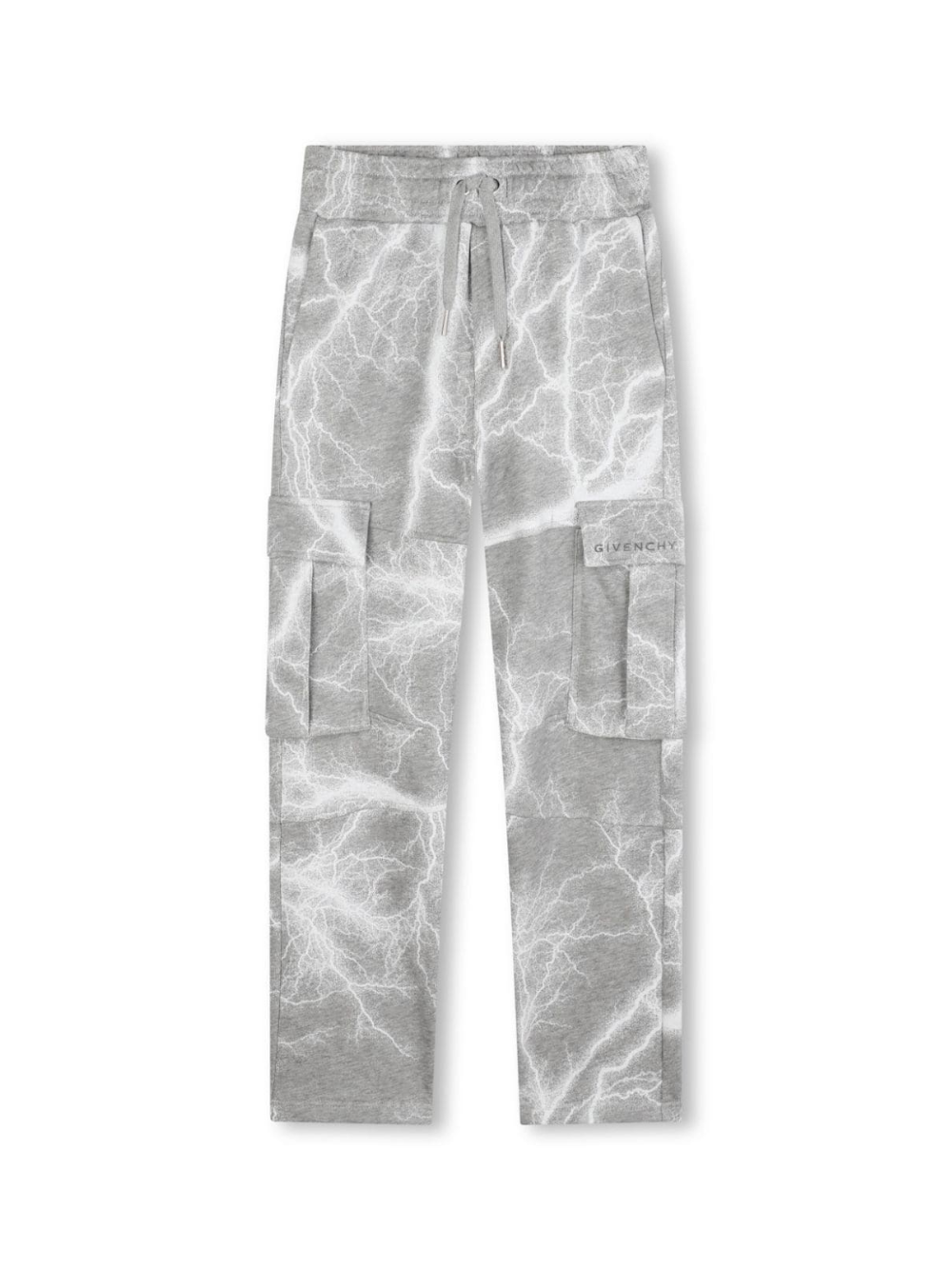 Pantaloni sportivi per bambino Givenchy Kids grigio con stampa all-over – Accessorio premium elegante