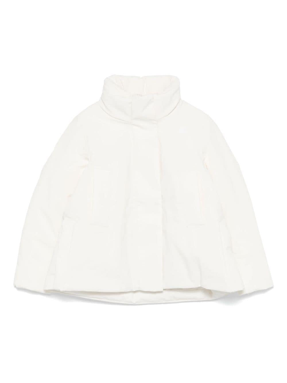 Giubbino P.Marlette St per bambina K-Way Kids bianco con design imbottito – Accessorio premium elegante