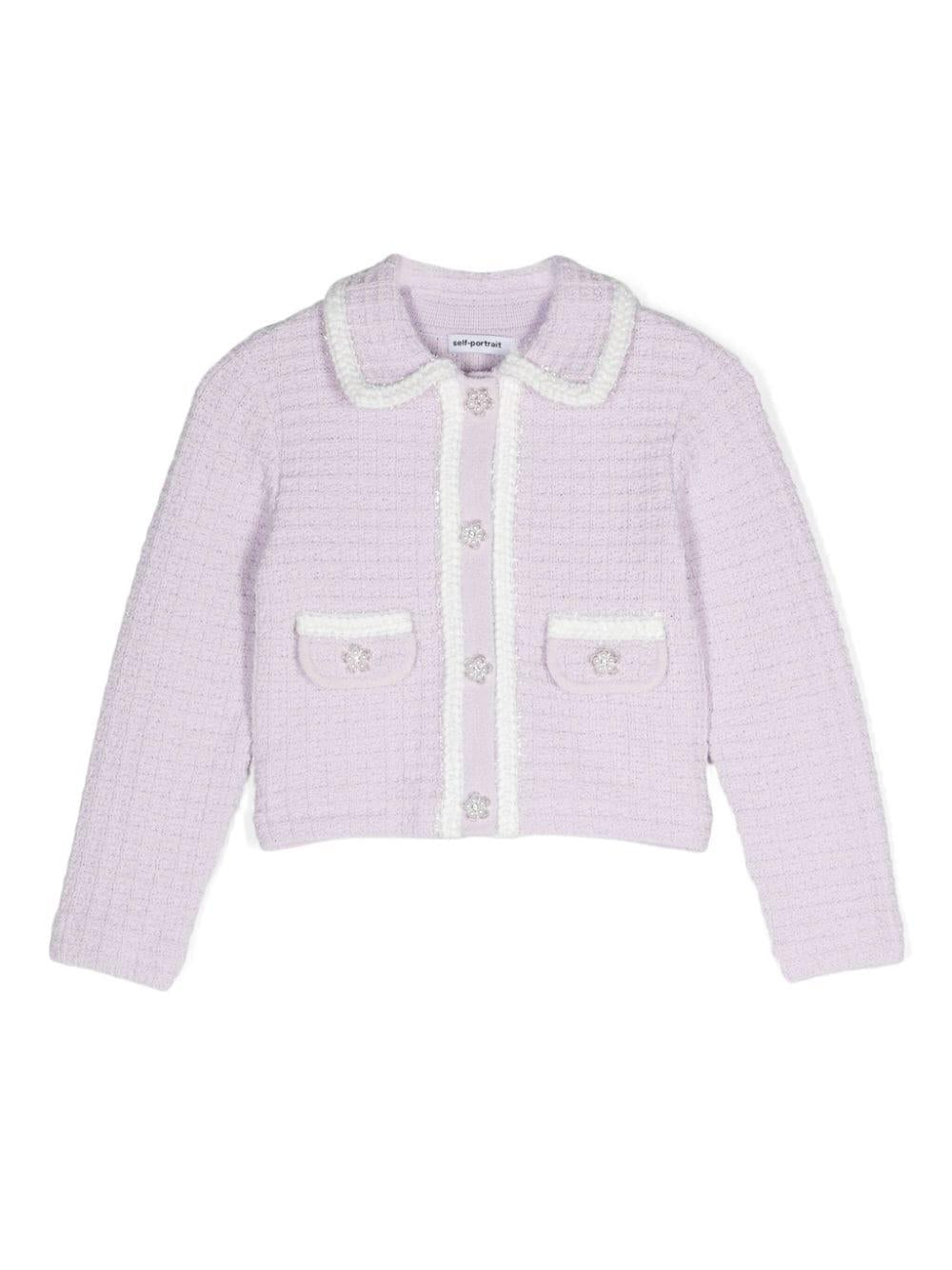 Cardigan con finiture a contrasto – Accessorio premium elegante