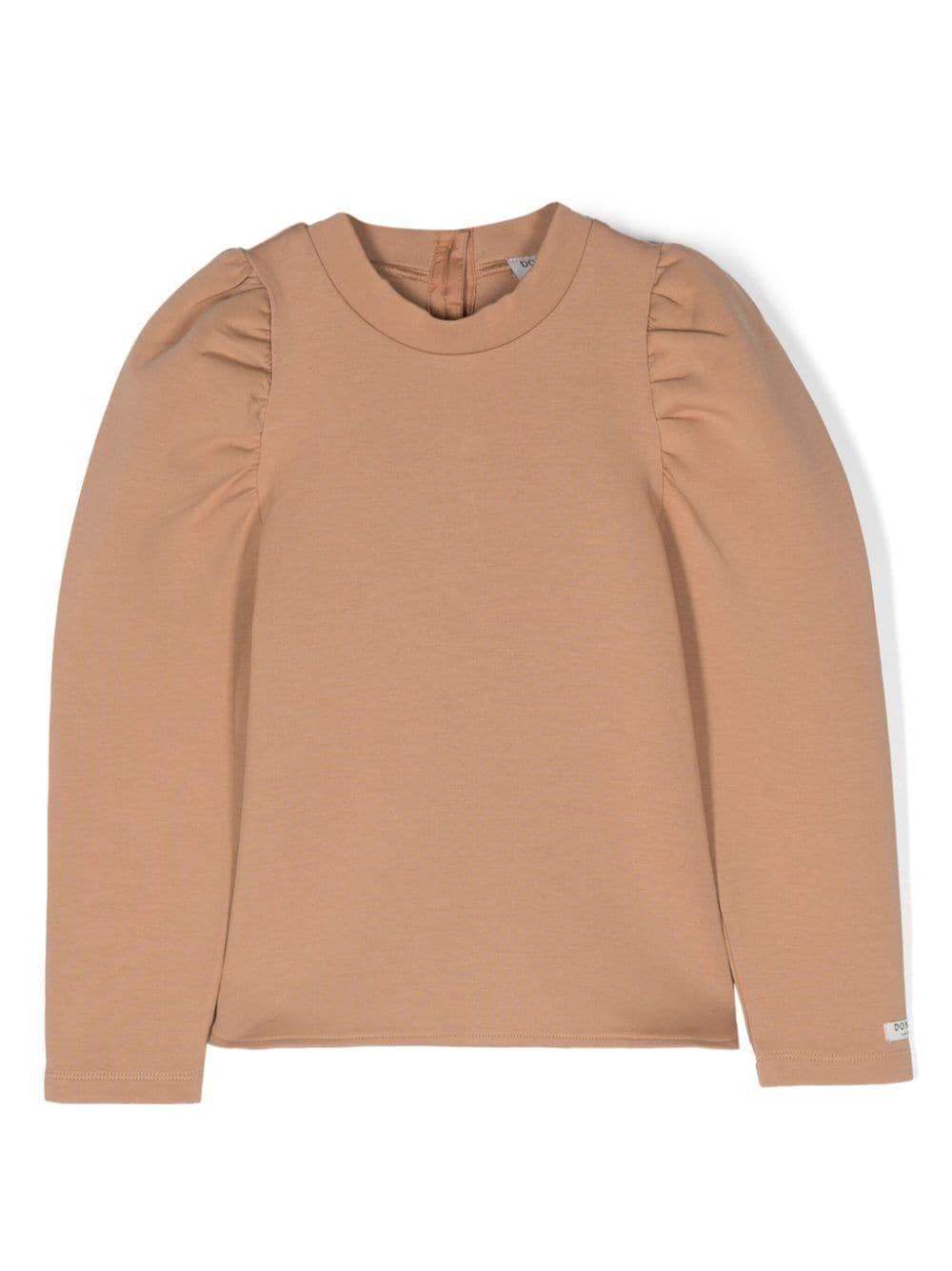 Felpa Minee per bambina Donsje rosa con maniche lunghe – Accessorio premium elegante
