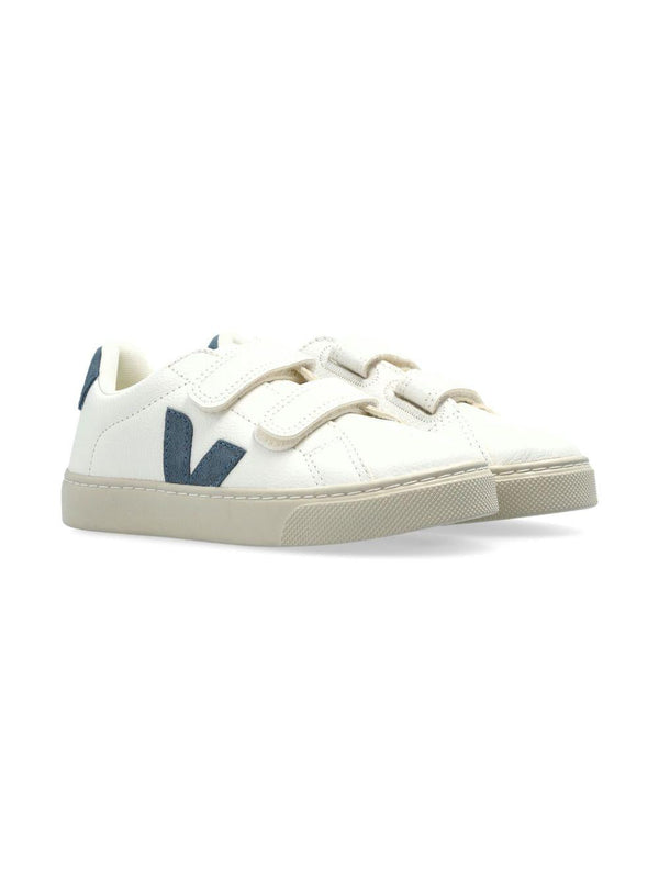 Sneakers per bambino VEJA Kids bianche con applicazione logo