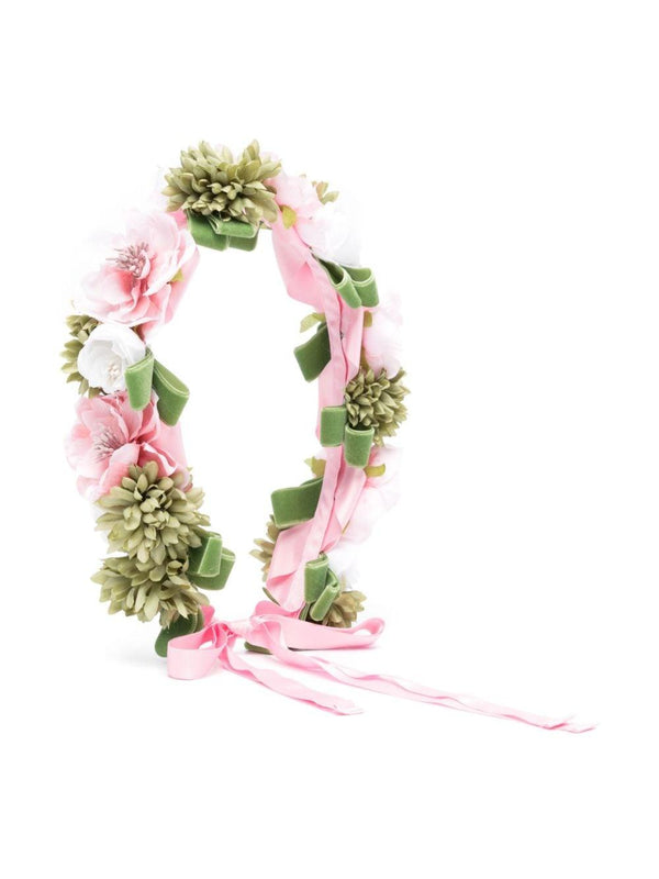 Cerchietto con applicazione a fiori – Accessorio premium elegante