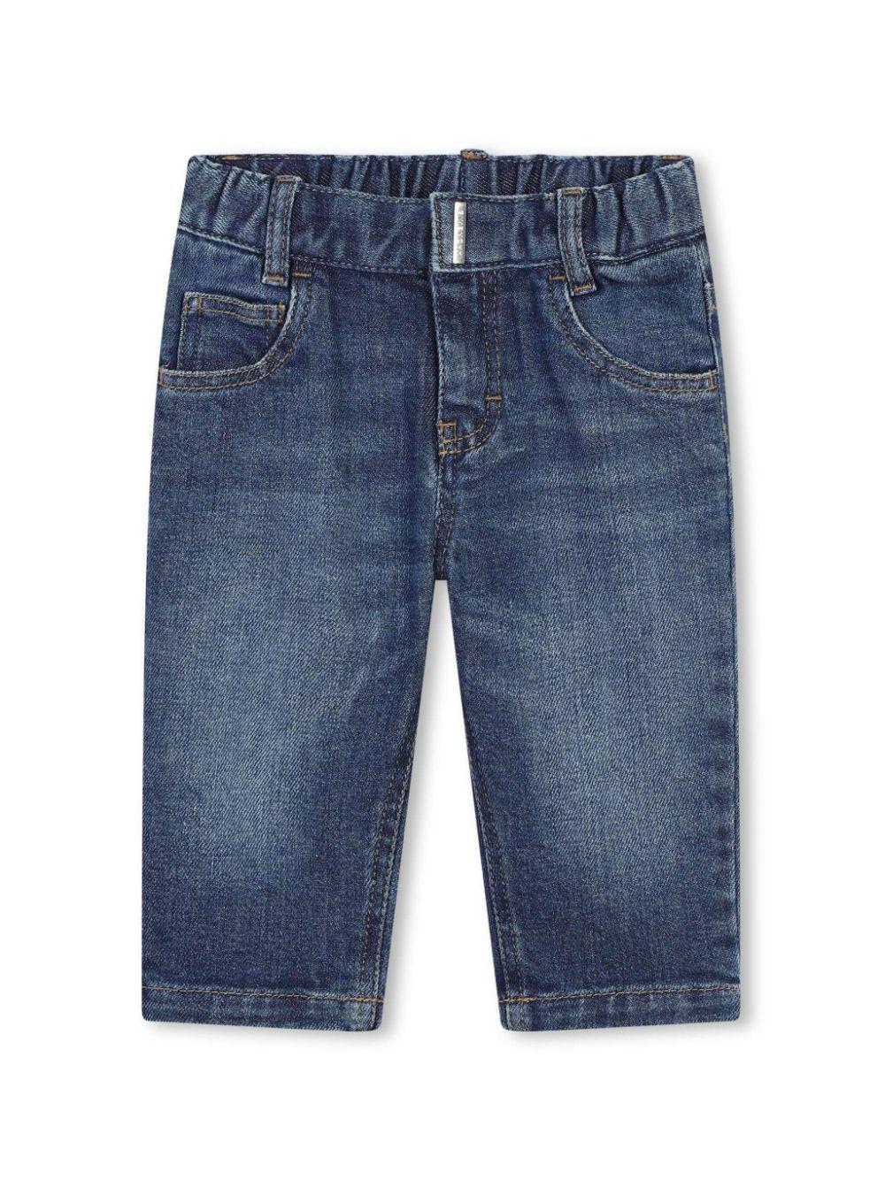 Jeans per neonati Givenchy Kids in denim con motivo 4G – Accessorio premium elegante