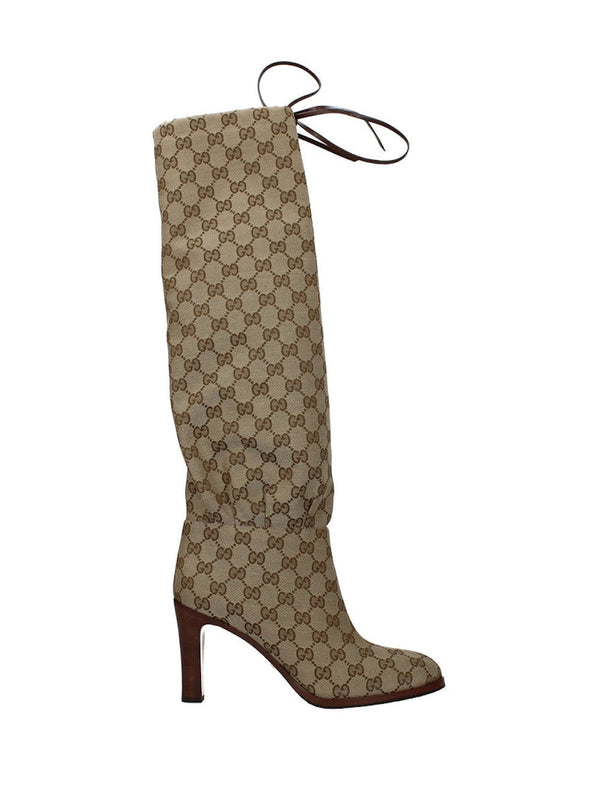 Stivali Tessuto Beige – Accessorio premium elegante