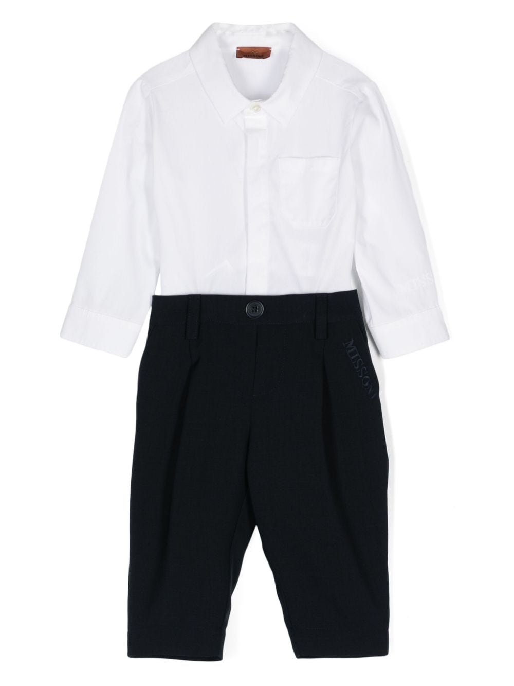 Set di pantaloni con logo ricamato – Accessorio premium elegante