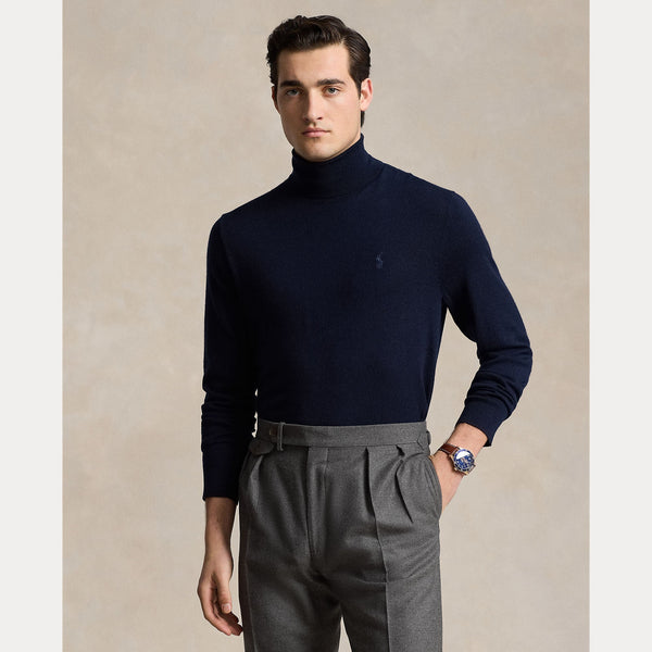 WASHABLE WOOL TURTLENECK SWEATER – Accessorio premium elegante