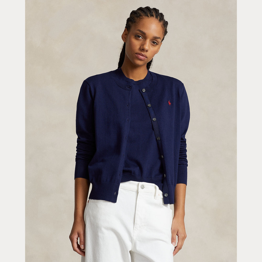 COTTON-BLEND CARDIGAN – Accessorio premium elegante