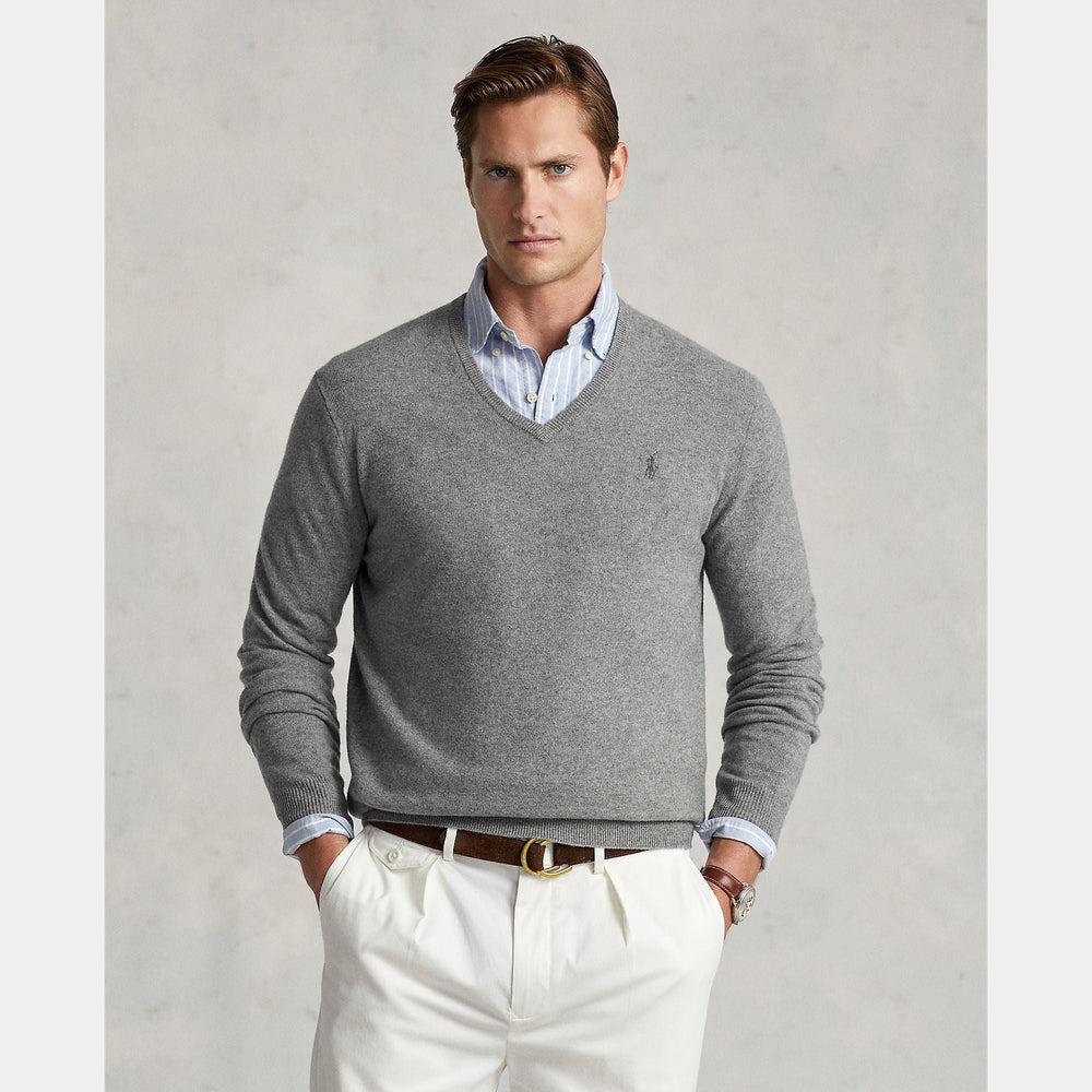 WOOL V-NECK SWEATER – Accessorio premium elegante