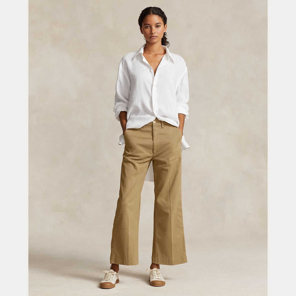 CHINO WIDE-LEG PANT – Accessorio premium elegante