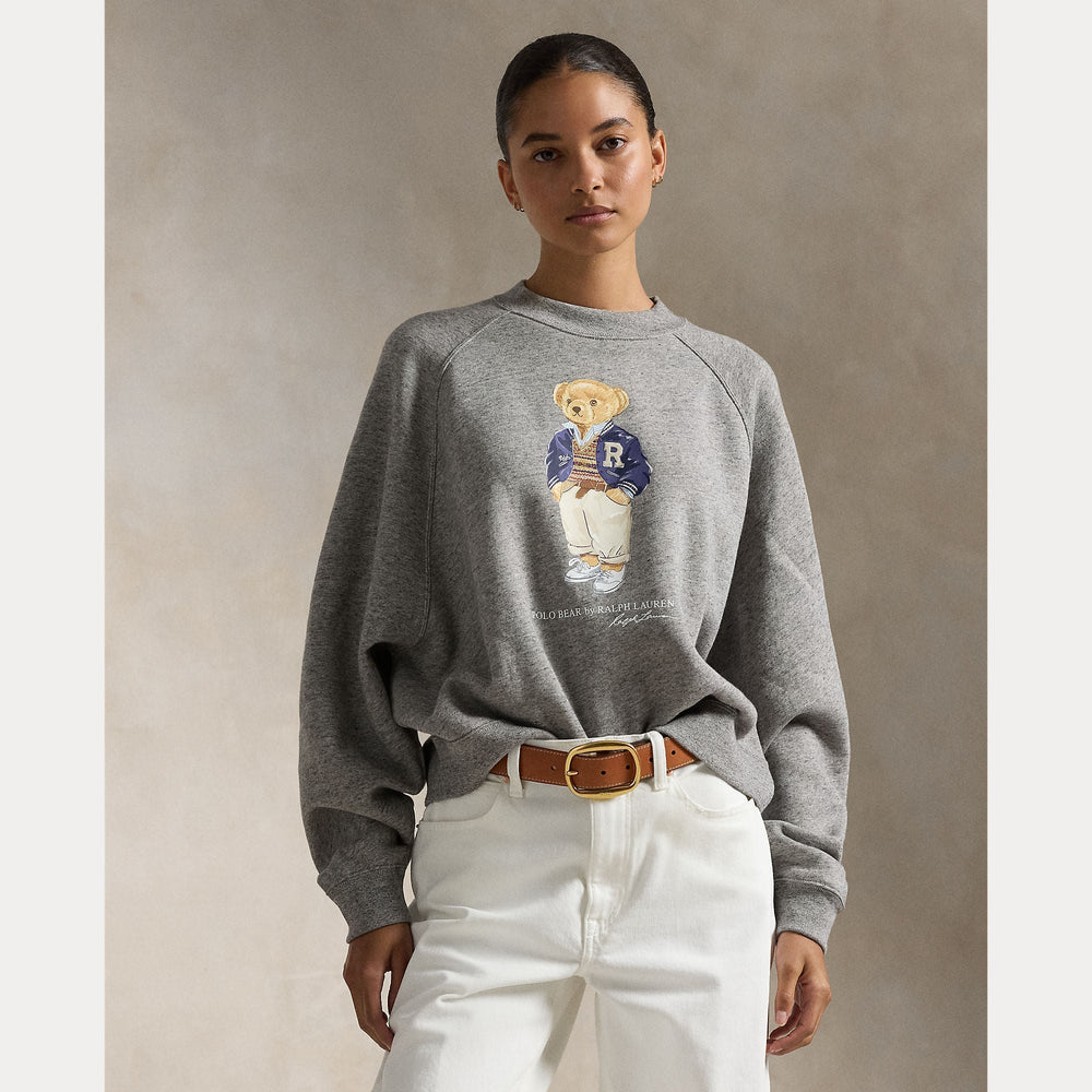 POLO BEAR OVERSIZE FLEECE CREWNECK – Accessorio premium elegante