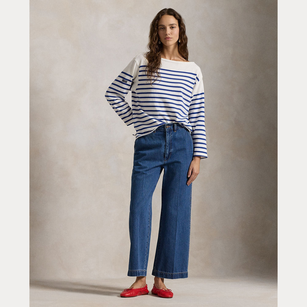 WIDE-LEG CROP JEAN – Accessorio premium elegante