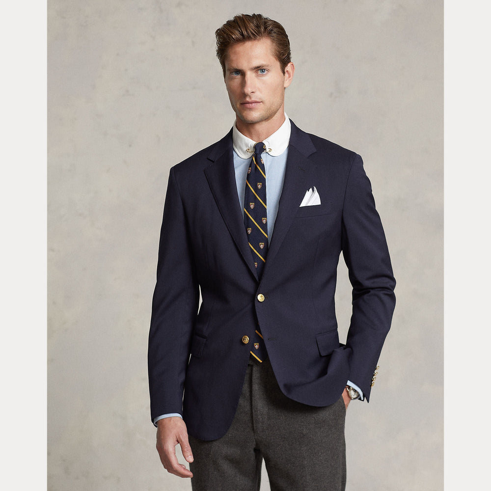 POLO WOOL TWILL BLAZER – Accessorio premium elegante