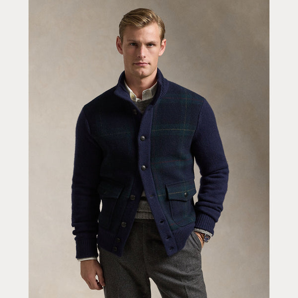 THE POLO TARTAN WOOL CARDIGAN – Accessorio premium elegante